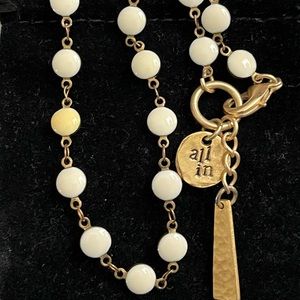 All in Clemson Tiger necklace